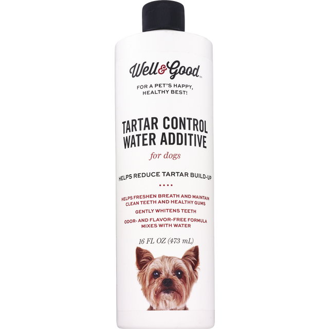 slide 1 of 1, Well & Good Tartar Control Water Additive for Dogs, 1 ct