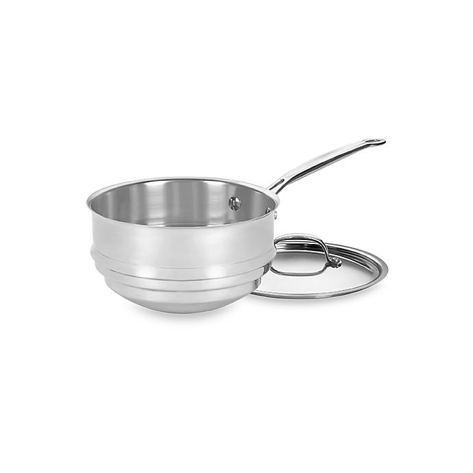 slide 1 of 1, Cuisinart Chef's Classic Stainless Steel Double Boiler with Lid, 1 ct