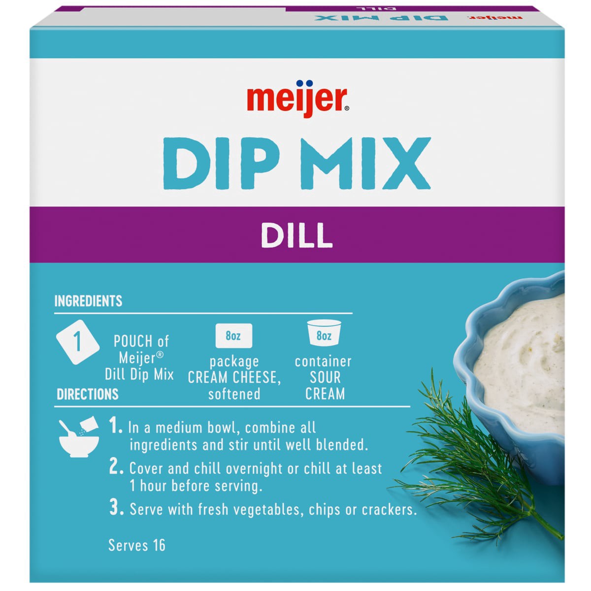 slide 21 of 29, Meijer Dill Dip Mix, 0.84 oz