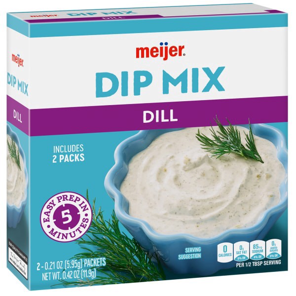 slide 4 of 29, Meijer Dill Dip Mix, 0.84 oz