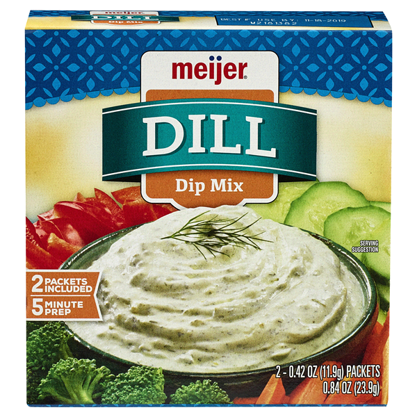 slide 1 of 3, Meijer Dill Dip Mix, 2 ct; 42 oz