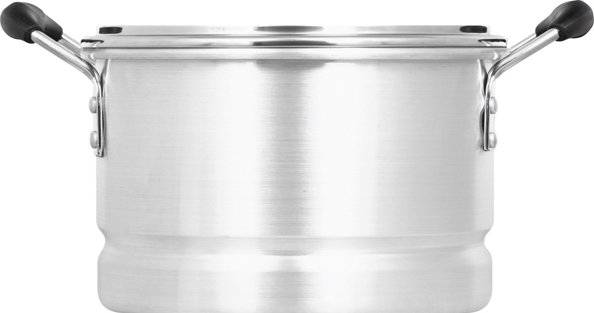 slide 3 of 10, Victoria Aluminum 10 Quart Steamer with Glass Lid 1 ea, 10 qt