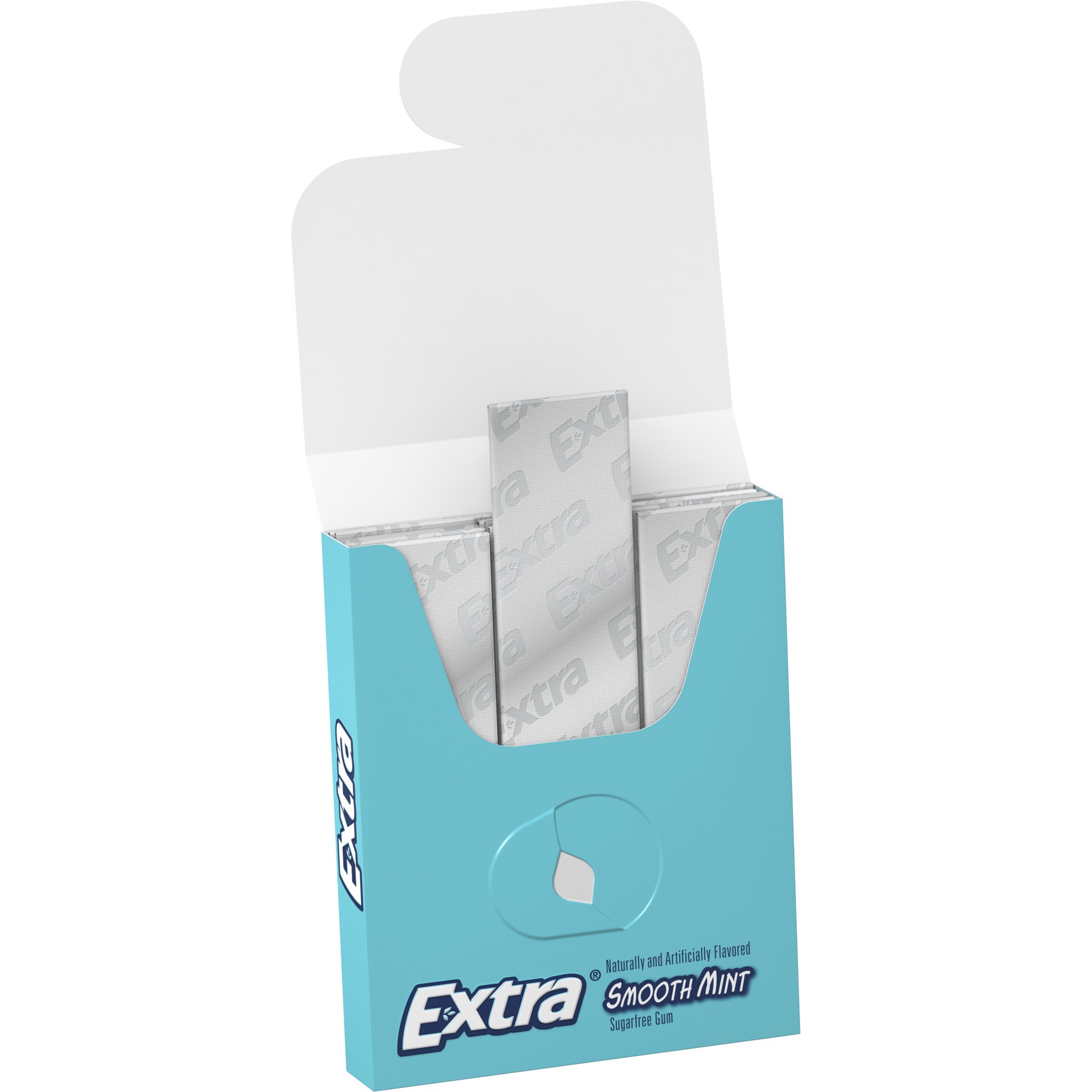 slide 5 of 6, EXTRA Gum Smooth Mint Sugar Free Chewing Gum, Single Pack, 15 Stick, 15 pc