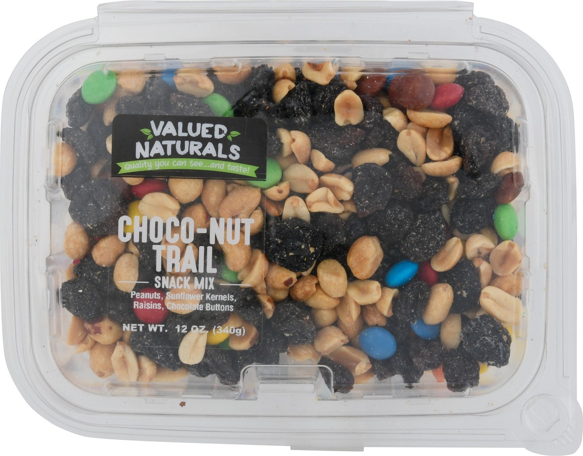 slide 12 of 14, Valued Naturals Choco-Nut Trail Snack Mix 12 oz, 12 oz