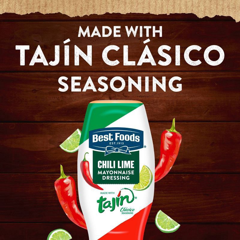 slide 2 of 9, Best Foods Chili Lime Mayonnaise Spread & Dressing Made With Tajin- 11.5 oz, 11.5 oz