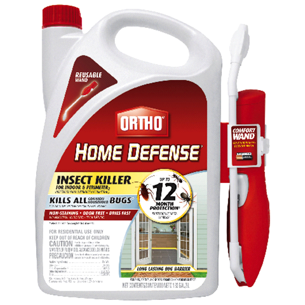 slide 1 of 1, Ortho Home Defense Insect Killer Indoor & Perimeter With Wand, 1.33 gal
