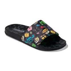 Minecraft Boys Beach Sandal, Black, Size 2