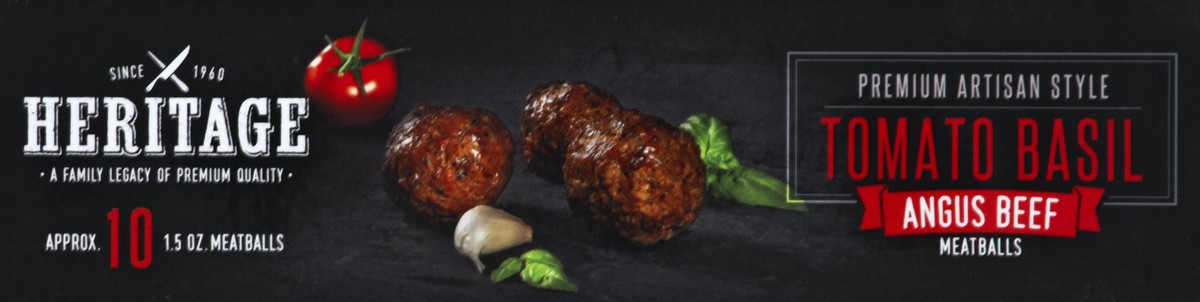 slide 8 of 10, Heritage Store Tomato Basil Angus Beef Meatballs, 