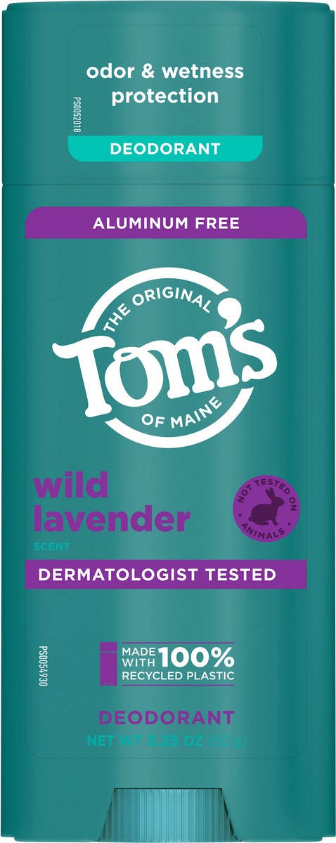 slide 10 of 11, Tom's of Maine Tom’s of Maine Wild Lavender Natural Deodorant for Women and Men, Aluminum Free, 3.25 Oz., 3.25 oz