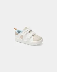 Carters Baby Every Step® First Walker Heart Casual Shoes - White/Tan White/Tan 2.5