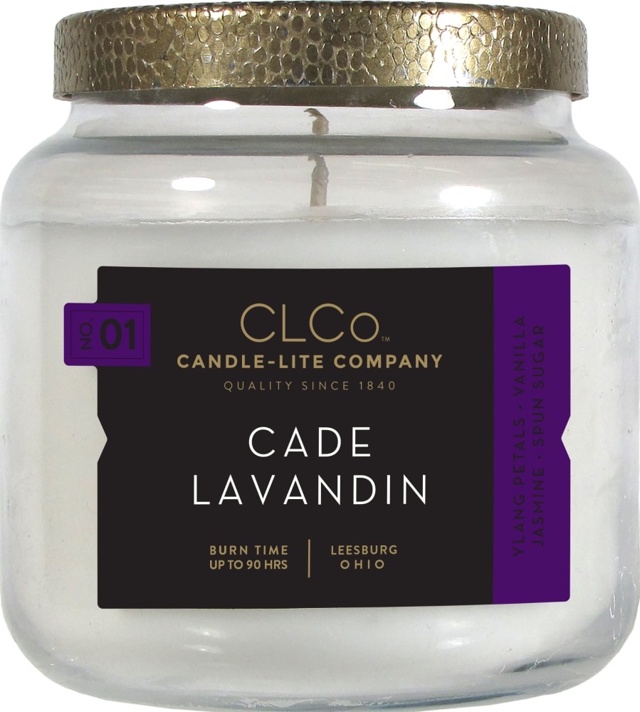 slide 1 of 1, Candle-Lite Scented Candle - Cade Lavandin, 14 oz