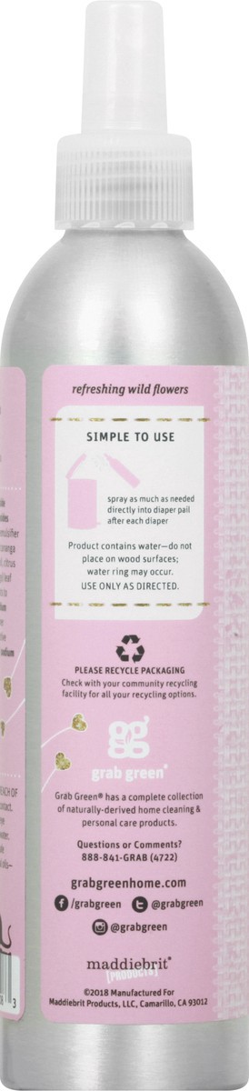 slide 5 of 12, Grab Green Baby Diaper Pail Odor Removal Spray 5 oz, 5 oz