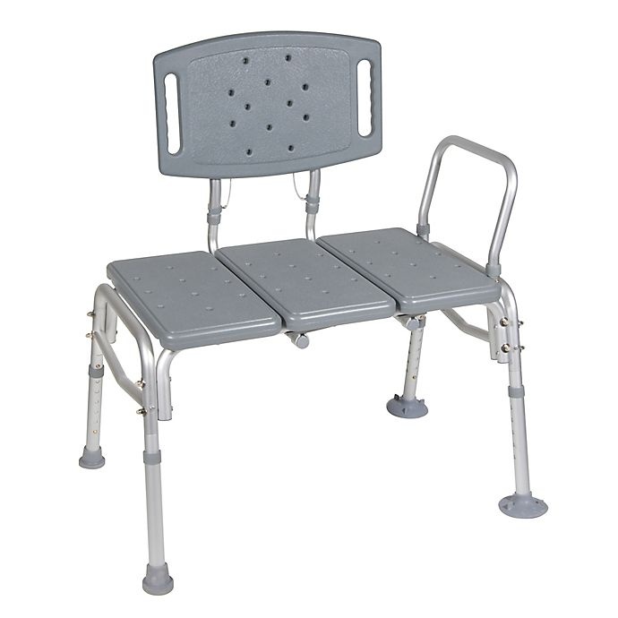 slide 1 of 1, Drive Medical Bariatric Heavy-Duty Transfer Bench, 1 ct