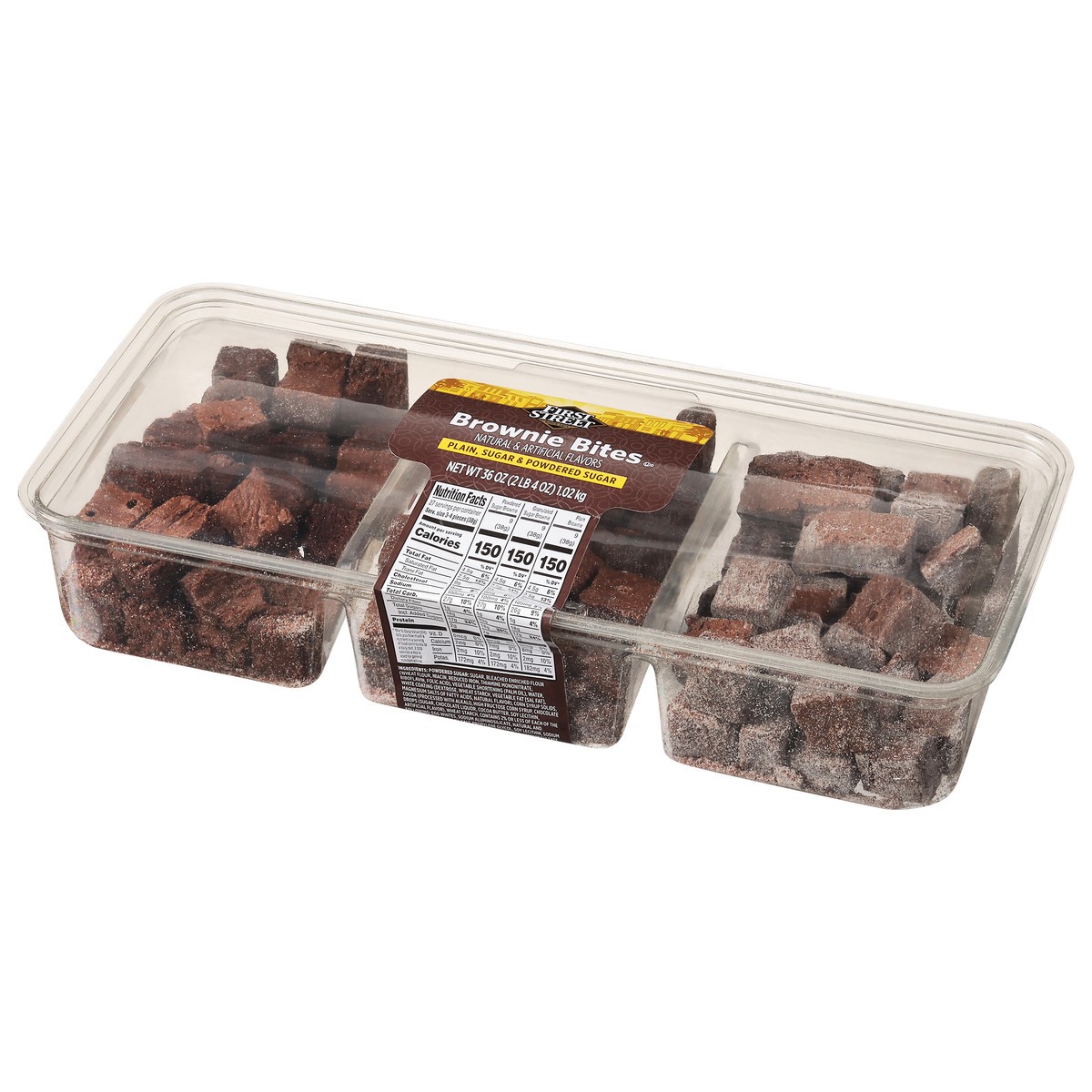 slide 9 of 13, First Street Brownie Bite Platter, 36 oz