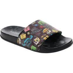 Minecraft Boys Beach Sandal, Black, Size 3