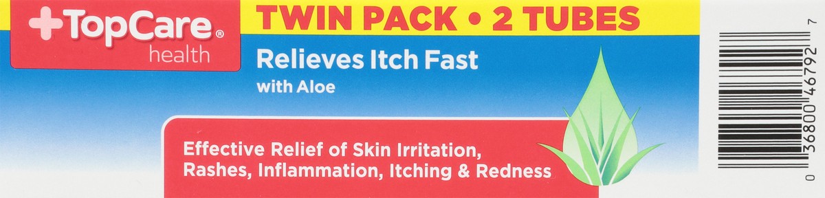 slide 7 of 9, TopCare Health Maximum Strength Hydrocortisone 1% Cream Twin Pack 2 Each, 2 ct