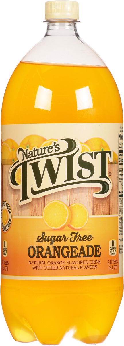 slide 11 of 13, Nature's Twist Sugar Free Orangeade- 2 liter, 2.10 qt