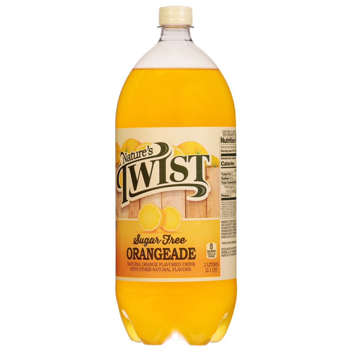 slide 3 of 13, Nature's Twist Sugar Free Orangeade- 2 liter, 2.10 qt