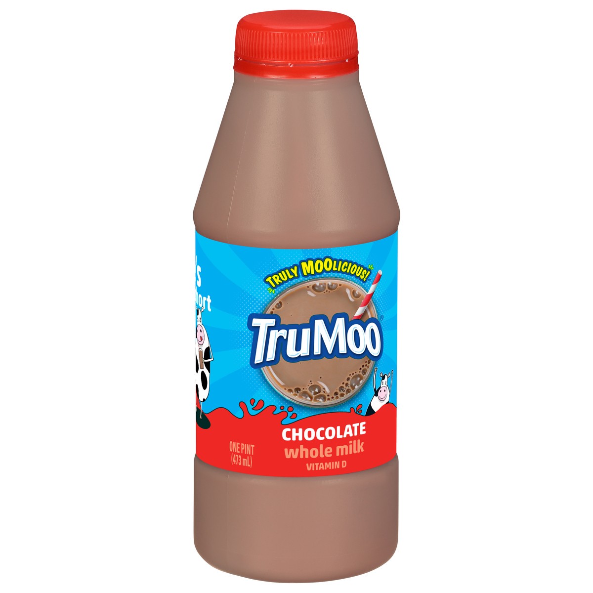 slide 2 of 9, Trumoo Whole Chocolate Milk Pint, 16 fl oz