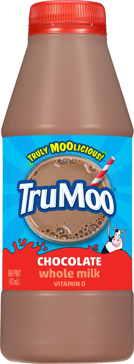 slide 9 of 9, Trumoo Whole Chocolate Milk Pint, 16 fl oz