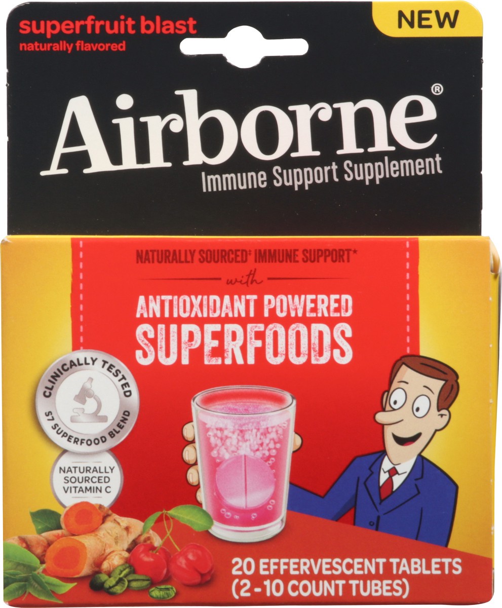 slide 13 of 13, Airborne Antioxidant Powered Superfoods Effervescent, 1 ct