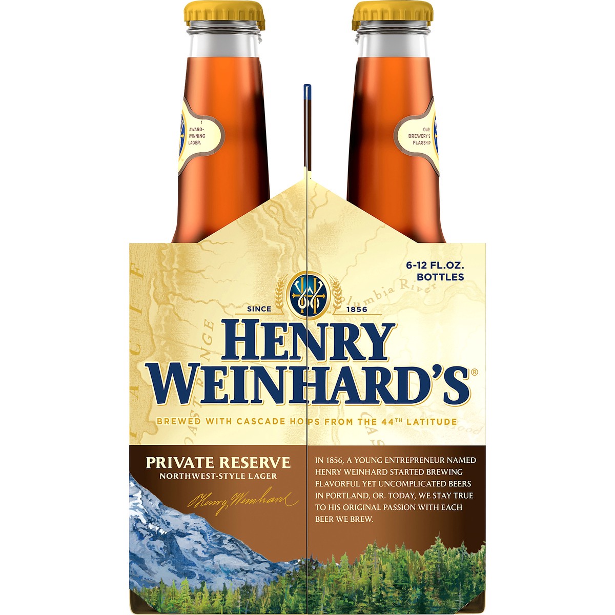 slide 4 of 9, Henry Weinhard's Lager, 6 ct; 12 oz