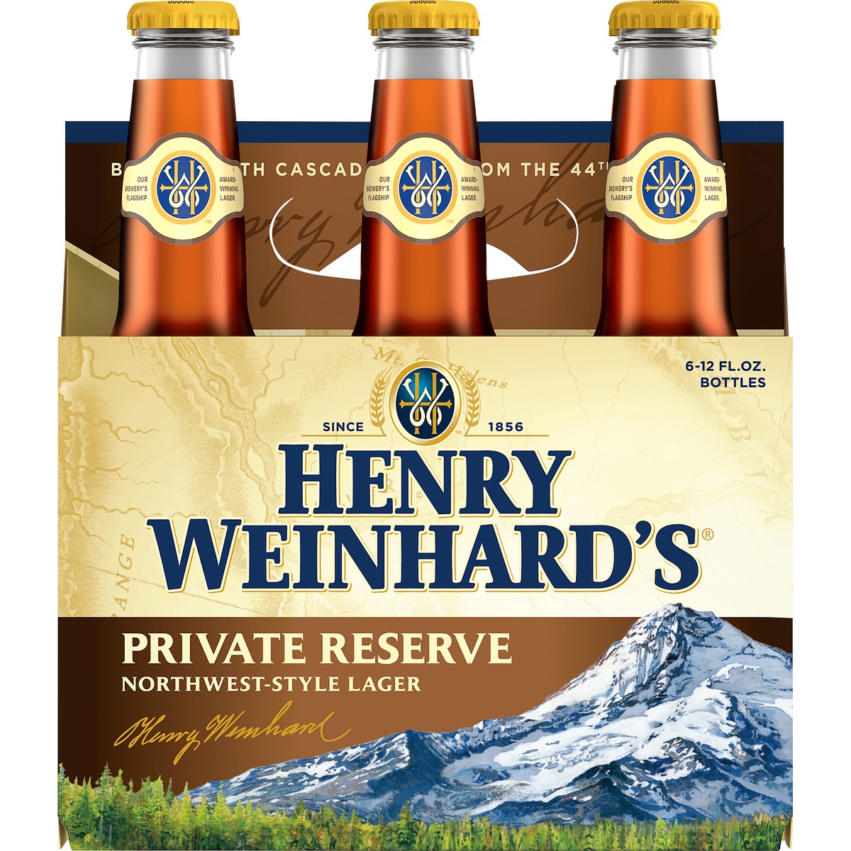 slide 9 of 9, Henry Weinhard's Lager, 6 ct; 12 oz