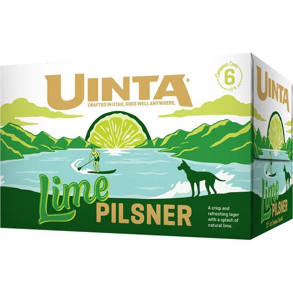 slide 1 of 1, Uinta Brewing Co. Uinta Lime Pilsner Beer - 6pk/12 fl oz Cans, 6 ct; 12 fl oz
