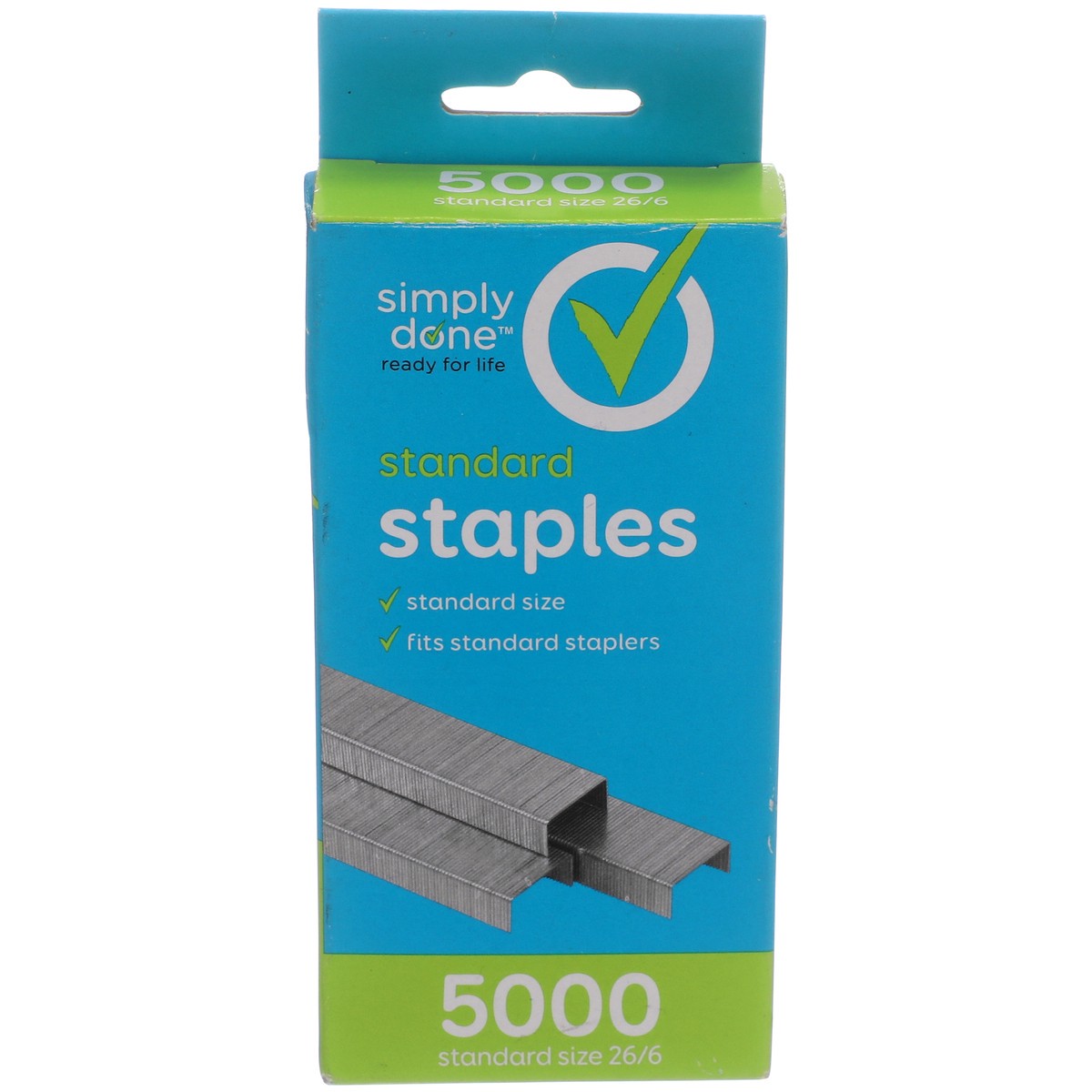 slide 1 of 8, Simply Done Staples, Standard, 5000 ct