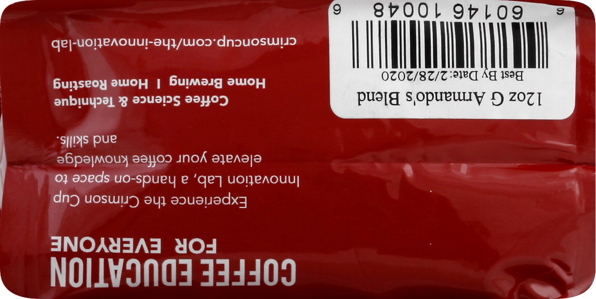 slide 10 of 11, Crimson Cup Coffee, Ground, Armando's Blend - 12 oz, 12 oz