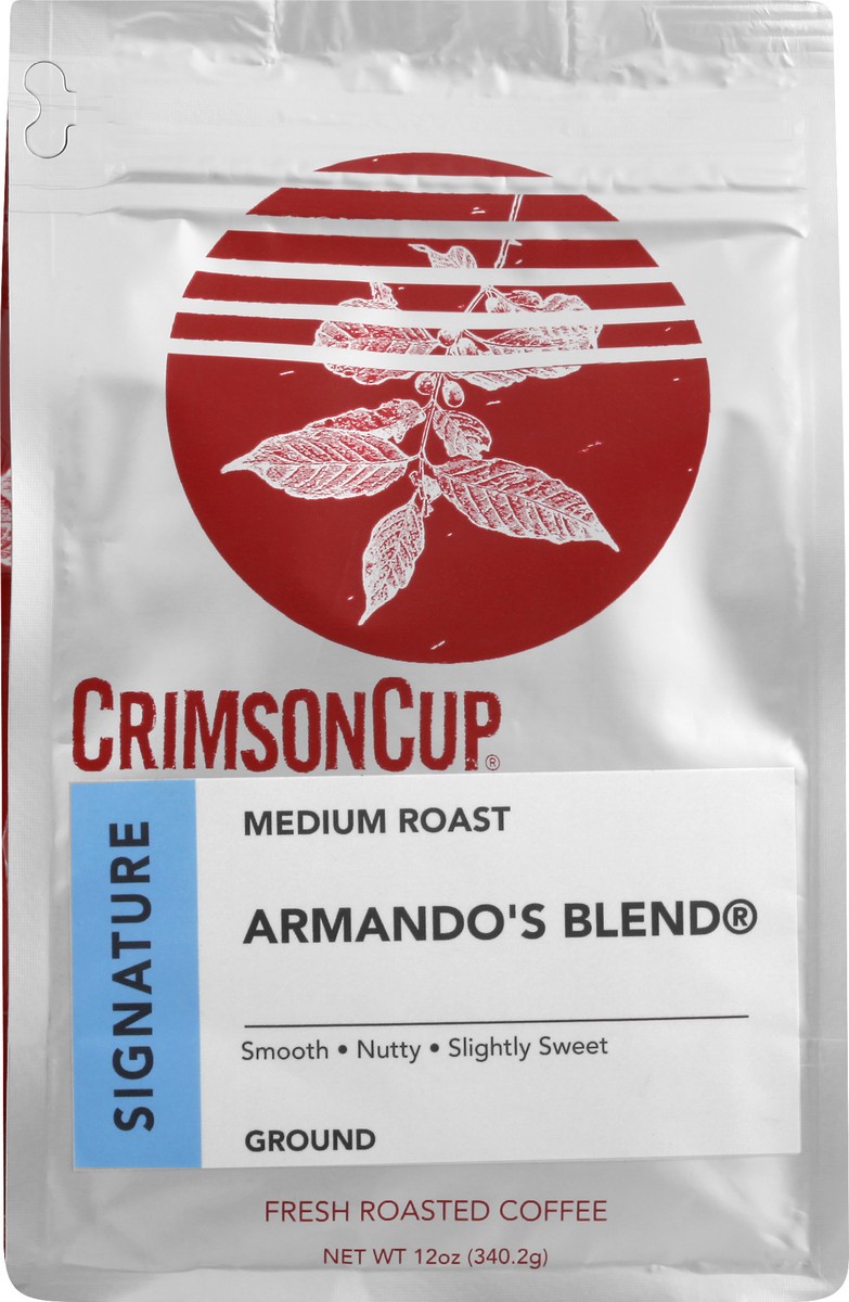slide 2 of 11, Crimson Cup Coffee, Ground, Armando's Blend - 12 oz, 12 oz