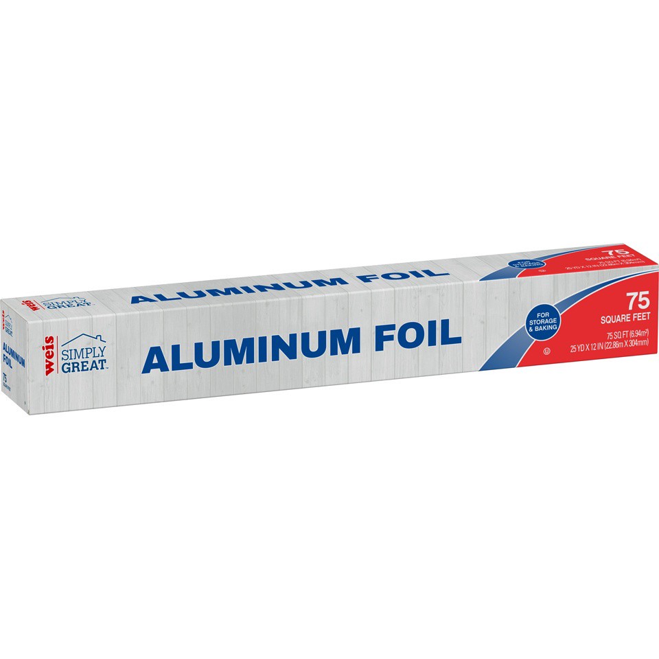 slide 5 of 6, Weis Quality Aluminum Foil, 75 sq ft