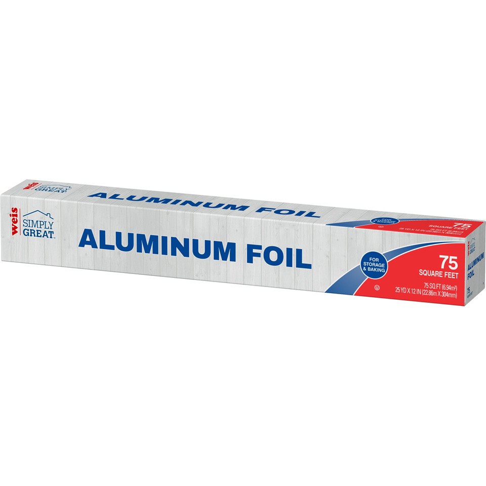 slide 4 of 6, Weis Quality Aluminum Foil, 75 sq ft