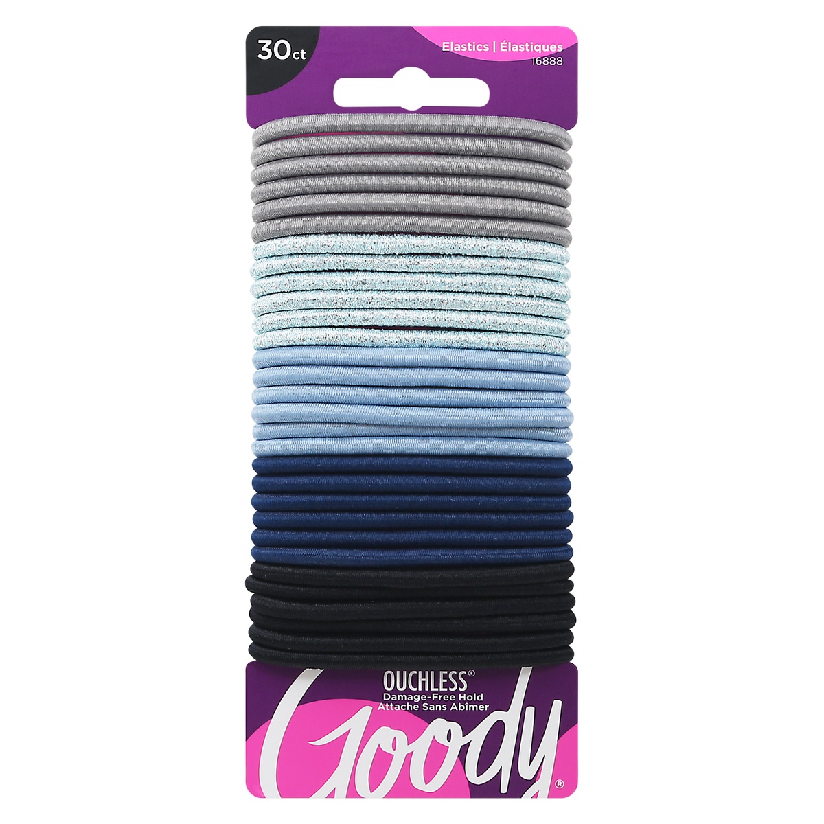 slide 1 of 9, Goody Ouchless Elastics 30 ea, 30 ct