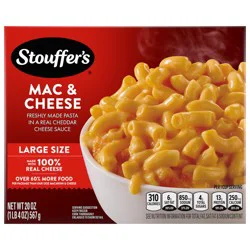 Stouffer's Macaroni and Cheese, Large Size, Oven or Microwave Dinner, Easy Frozen Dinners