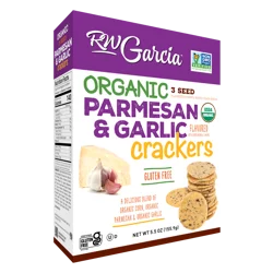 RW Garcia 5.5 oz RWG Org Parm&Grlc Crk - 6 Ct