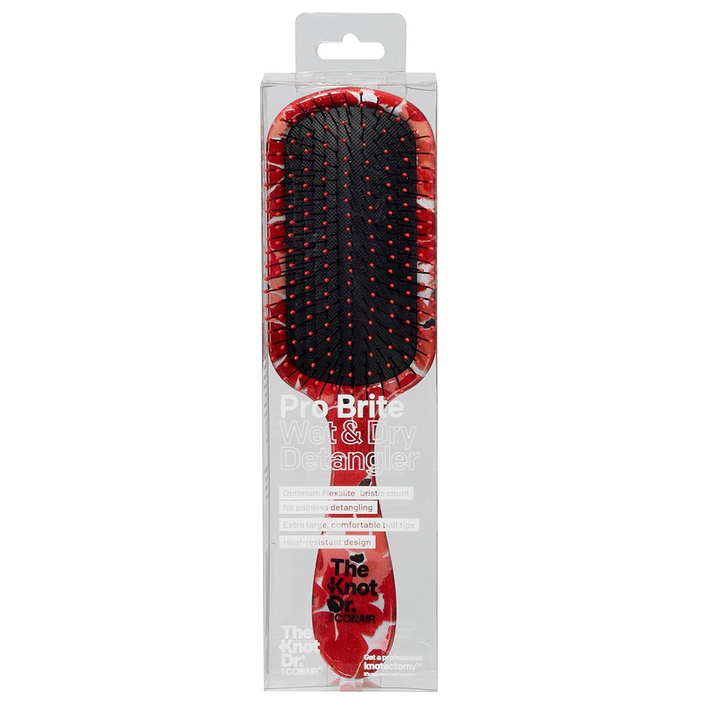 slide 1 of 1, Conair Pro Brite Wet & Dry Detangler Brush, 1 ct