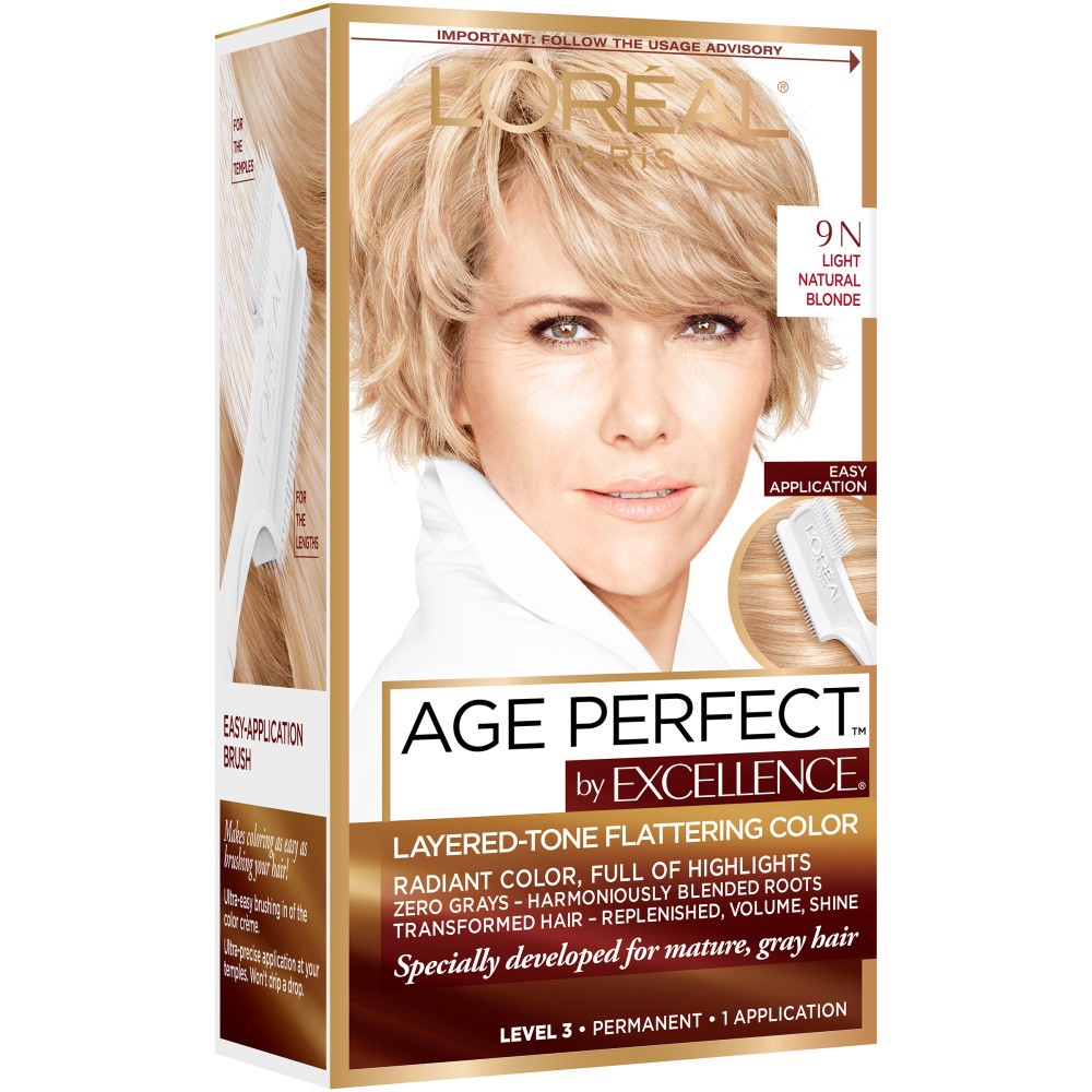 slide 1 of 1, L'Oreal Paris Age Perfect Permanent Hair Color, 1 ct