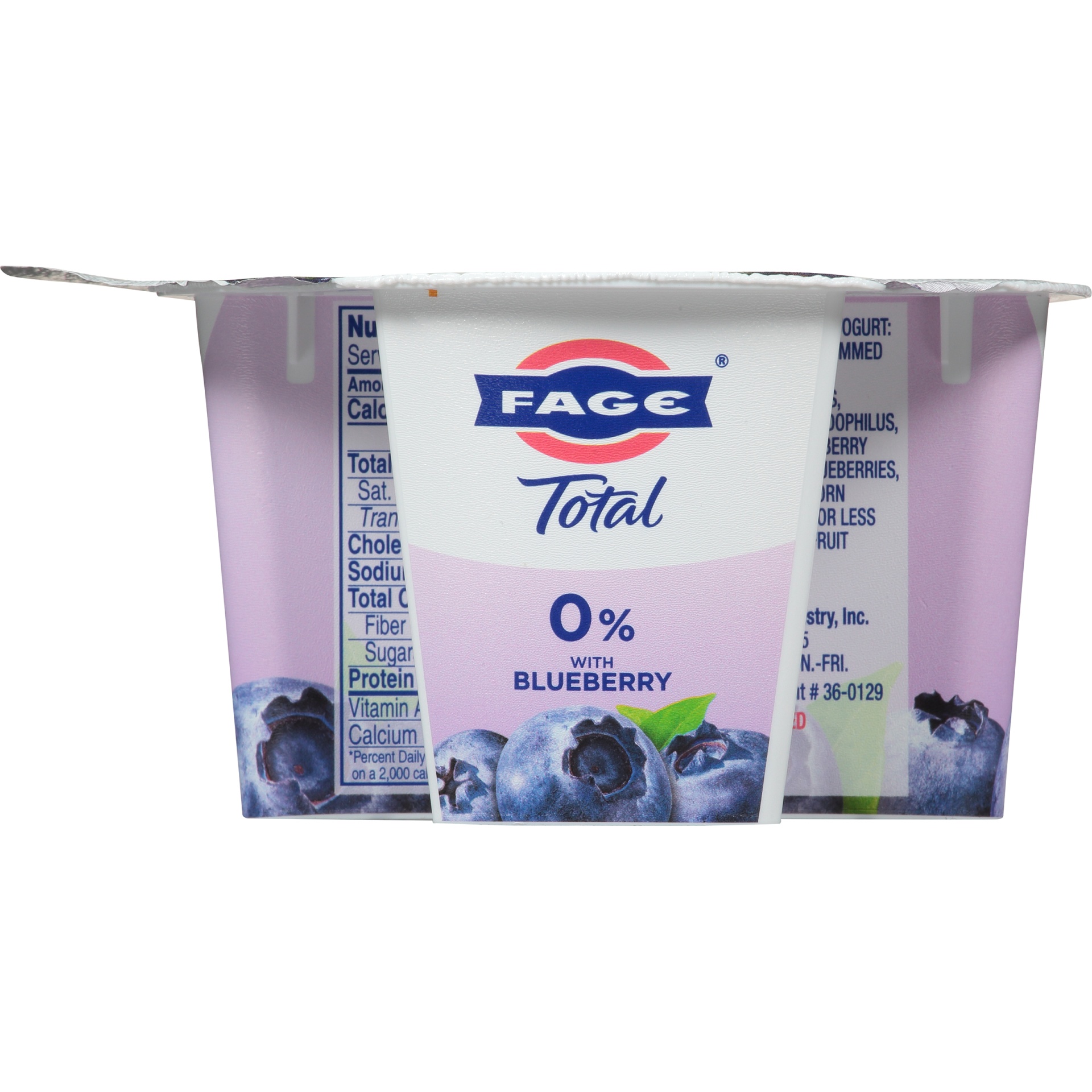 slide 4 of 6, Total Fage Blueberry 0% Greek Yogurt, 5.3 oz