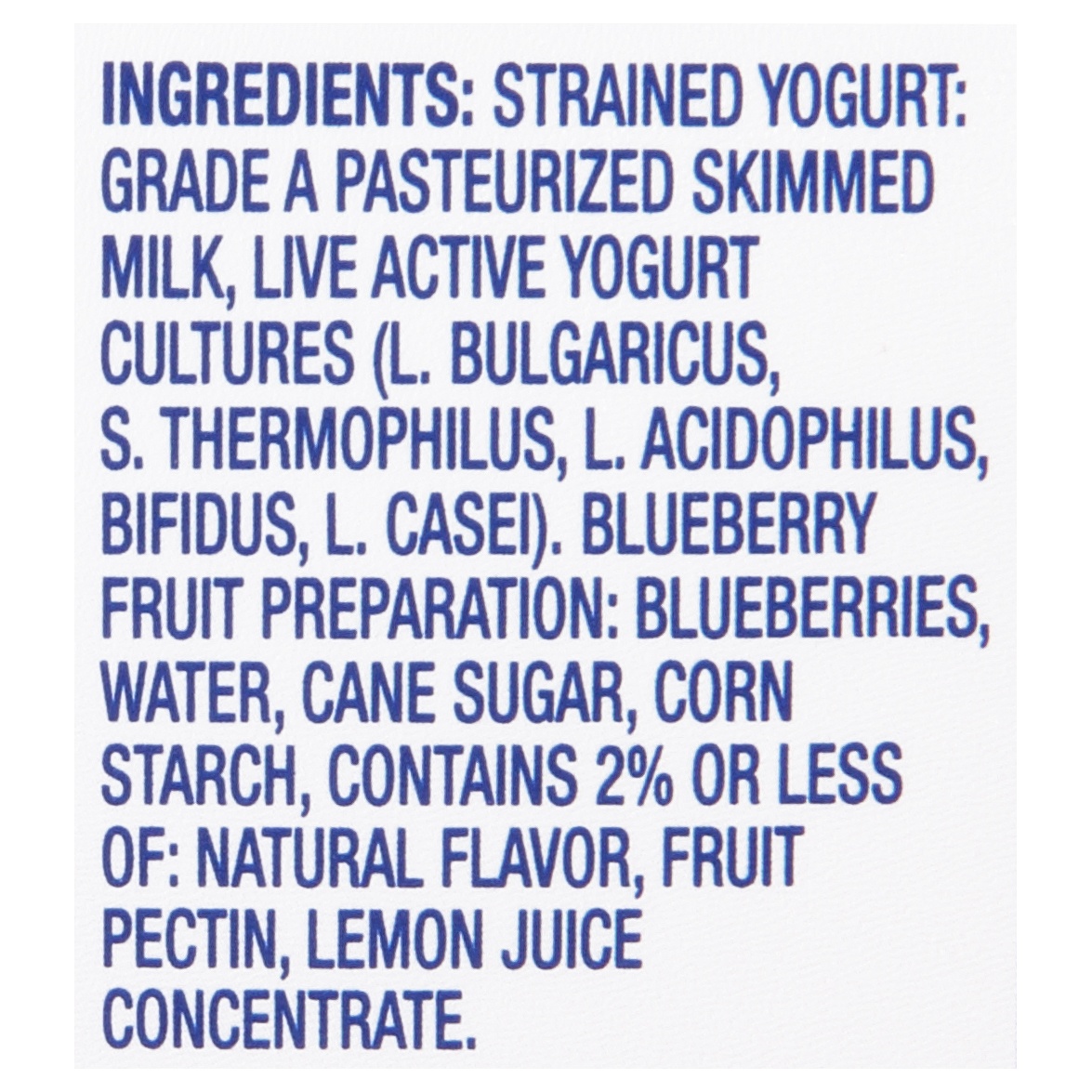 slide 6 of 6, Total Fage Blueberry 0% Greek Yogurt, 5.3 oz