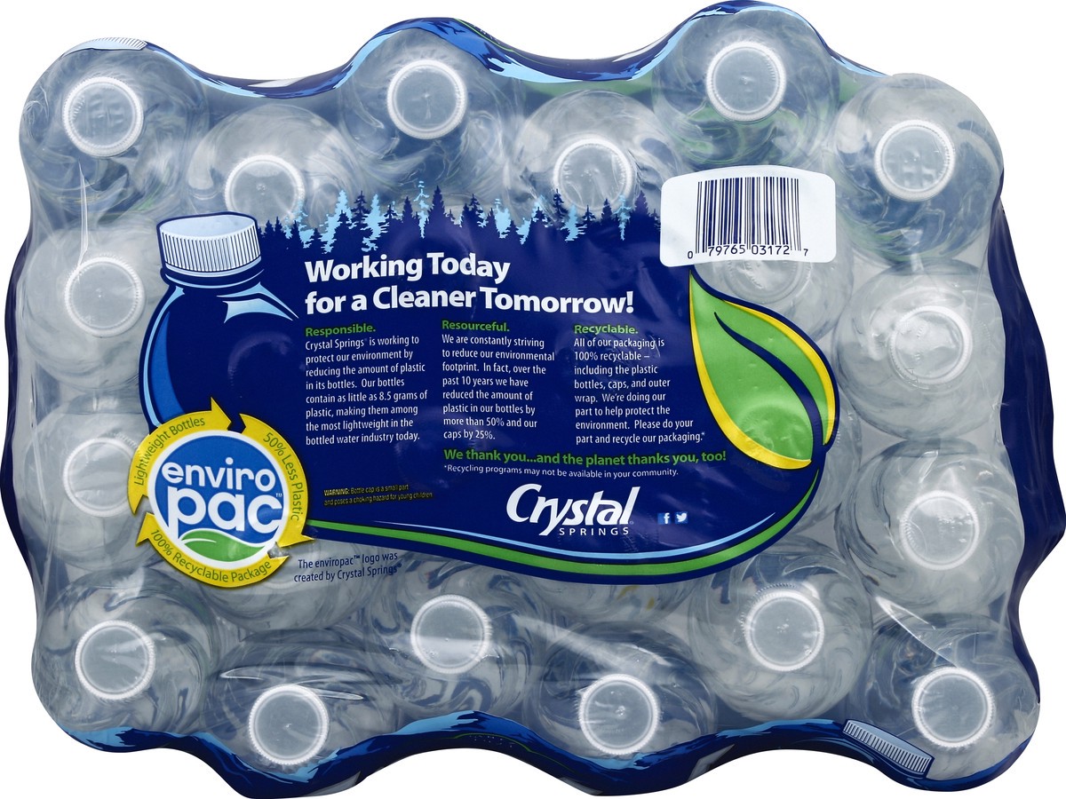 slide 4 of 4, Crystal Springs Natural Spring Water, 24 ct