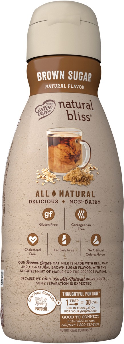 slide 3 of 7, NATURAL BLISS Creamer Liquid Bliss, 32 fl oz