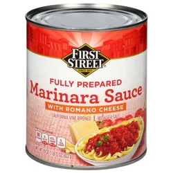 First Street Fs/Lr Marinara Sauce W/Romano Cheese - 28 oz