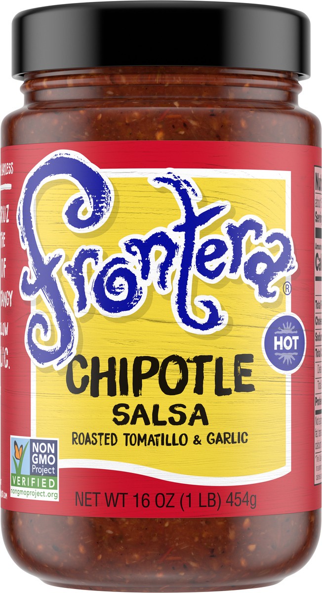 slide 3 of 5, Frontera Hot Chipotle Salsa 16 oz, 16 oz