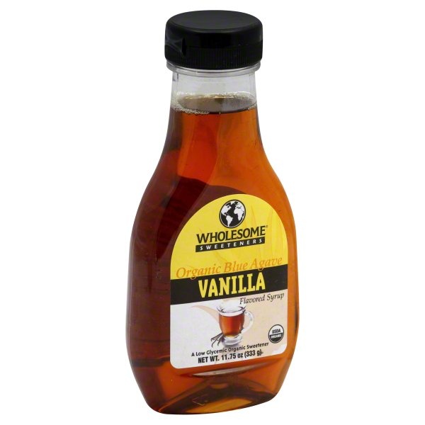 slide 1 of 1, Wholesome Sweeteners Organic Blue Agave Vanilla Syrup, 11.75 oz