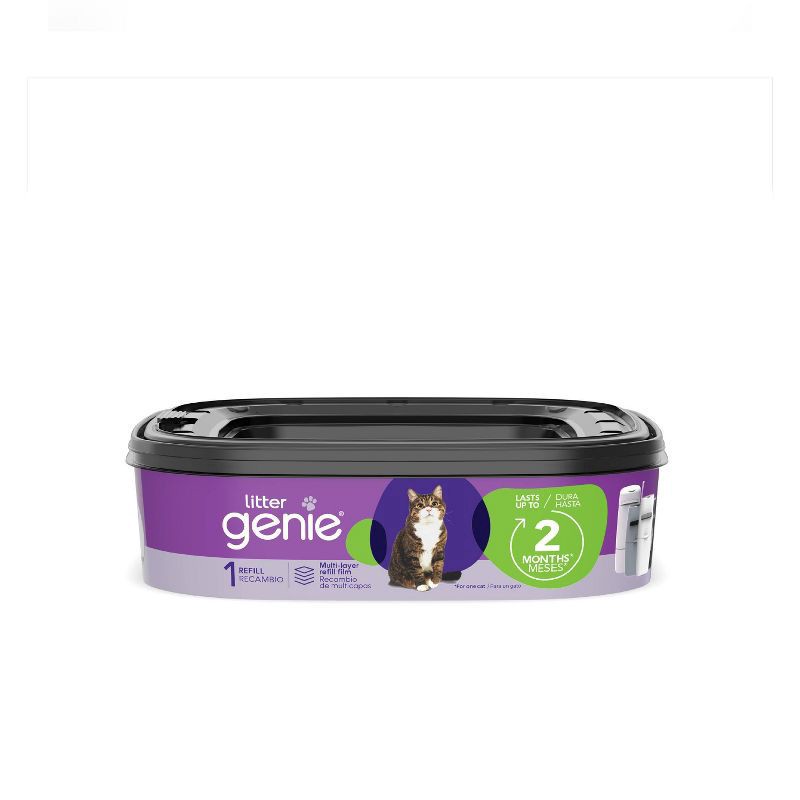 slide 2 of 7, Litter Genie Ultimate Cat Litter Disposal System, Pail with Refill and Scoop, 1 ct