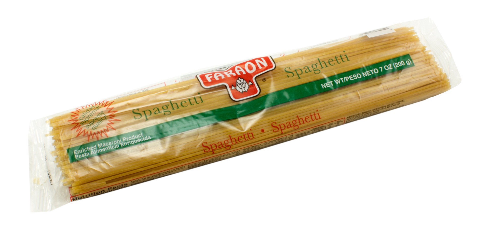 slide 1 of 1, Faraon Spaghetti, 7 oz