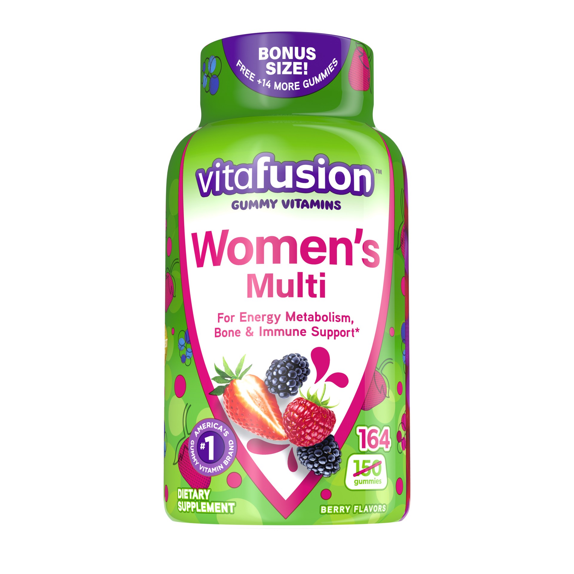slide 1 of 5, vitafusion Women's Multivitamin, 164ct, 164 ct