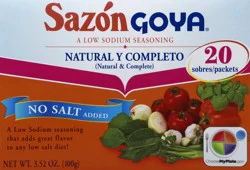 Goya Sazon Natural & Complete