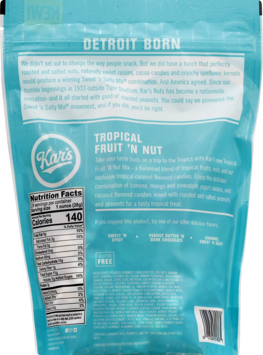 slide 4 of 9, Kar's Tropical Fruit 'N Nut, Trail Mix 28 oz, 28 oz